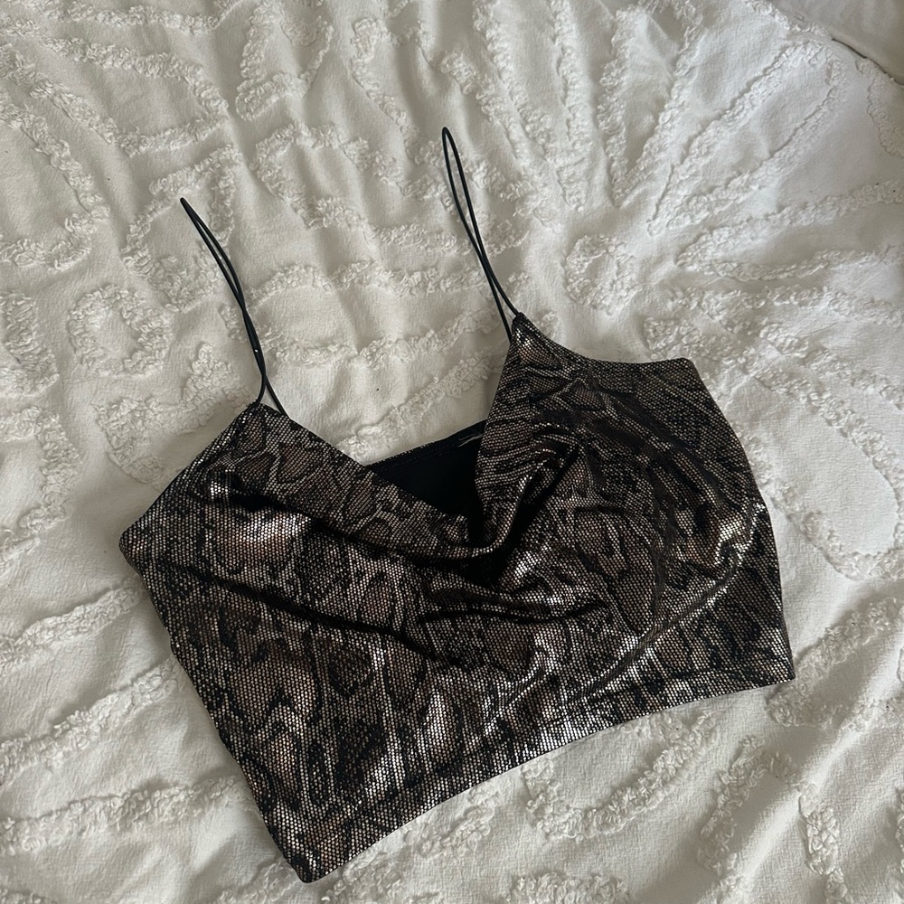 Snake Print Women's Tank Top